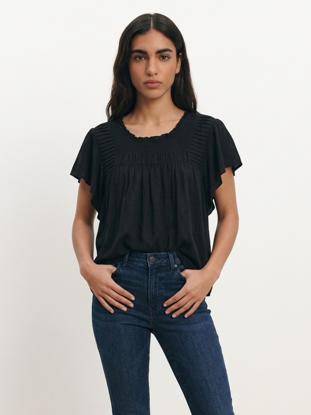 Old Navy Black Women's Blouse | Classic | Staple Top
